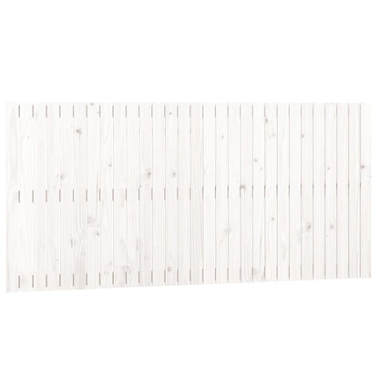 Wandhoofdbord 85X3X90 Cm Massief Grenenhout Wit 185 x 90 cm