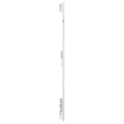 Wandhoofdbord 85X3X90 Cm Massief Grenenhout Wit 185 x 90 cm