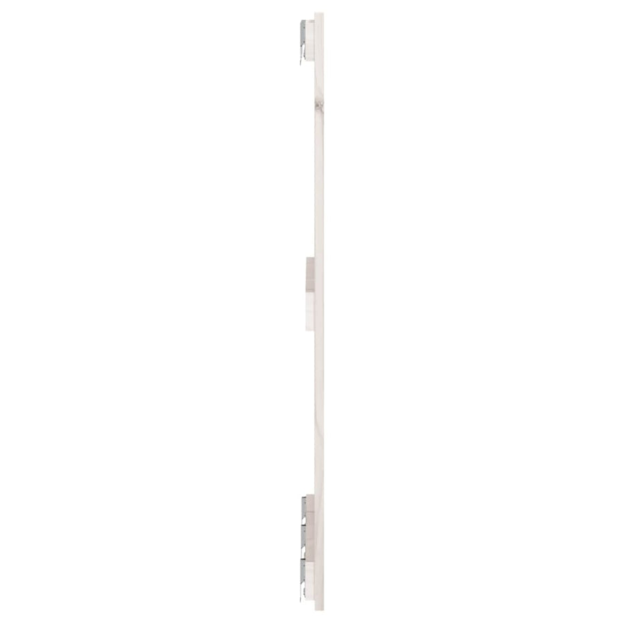 Wandhoofdbord 85X3X90 Cm Massief Grenenhout Wit 185 x 90 cm