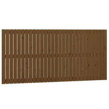 Wandhoofdbord 85X3X90 Cm Massief Grenenhout Honingbruin 185 x 90 cm