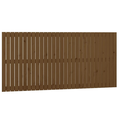 Wandhoofdbord 85X3X90 Cm Massief Grenenhout Honingbruin 185 x 90 cm