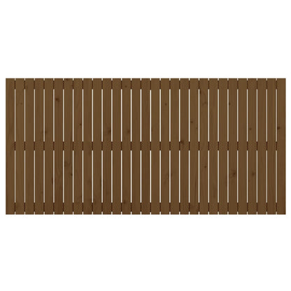 Wandhoofdbord 85X3X90 Cm Massief Grenenhout Honingbruin 185 x 90 cm
