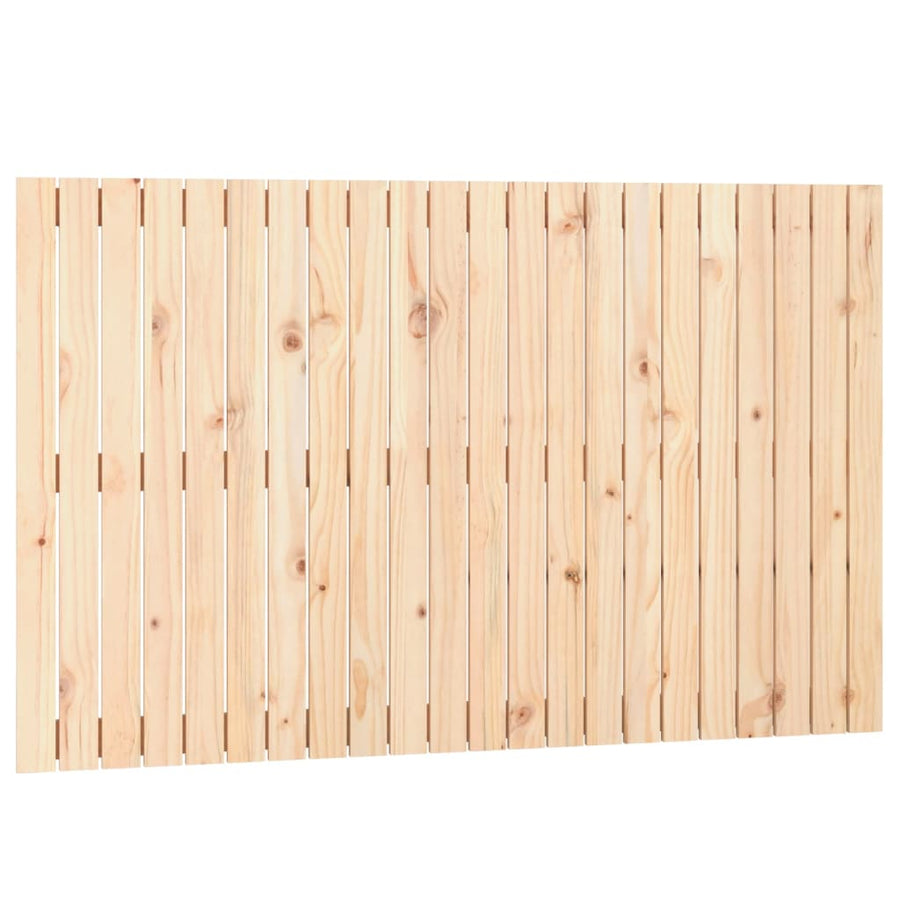 Wandhoofdbord 40X3X90 Cm Massief Grenenhout Naturel 140 x 90 cm