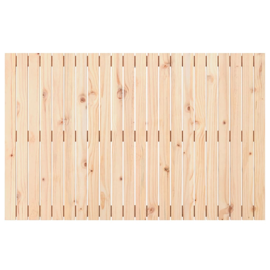 Wandhoofdbord 40X3X90 Cm Massief Grenenhout Naturel 140 x 90 cm