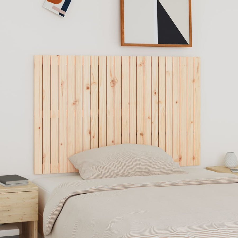 Wandhoofdbord 40X3X90 Cm Massief Grenenhout Naturel 140 x 90 cm