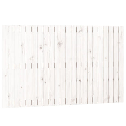 Wandhoofdbord 40X3X90 Cm Massief Grenenhout Wit 140 x 90 cm