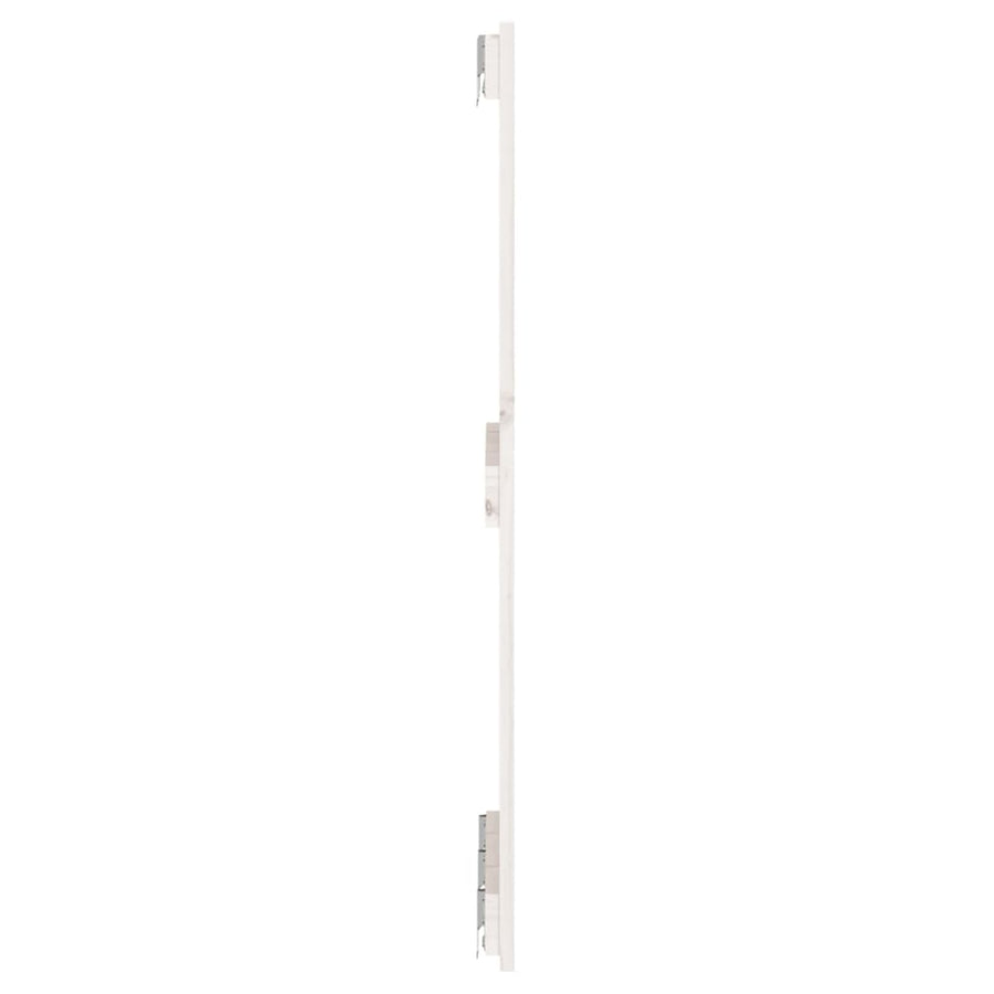 Wandhoofdbord 40X3X90 Cm Massief Grenenhout Wit 140 x 90 cm