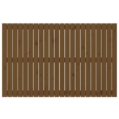 Wandhoofdbord 40X3X90 Cm Massief Grenenhout Honingbruin 140 x 90 cm