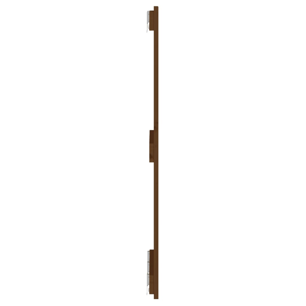 Wandhoofdbord 40X3X90 Cm Massief Grenenhout Honingbruin 140 x 90 cm