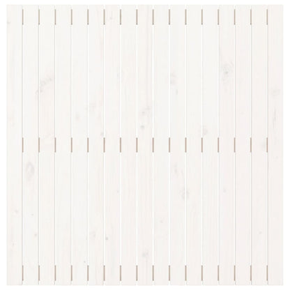 Wandhoofdbord 08X3X0 Cm Massief Grenenhout Wit 108 x 110 cm