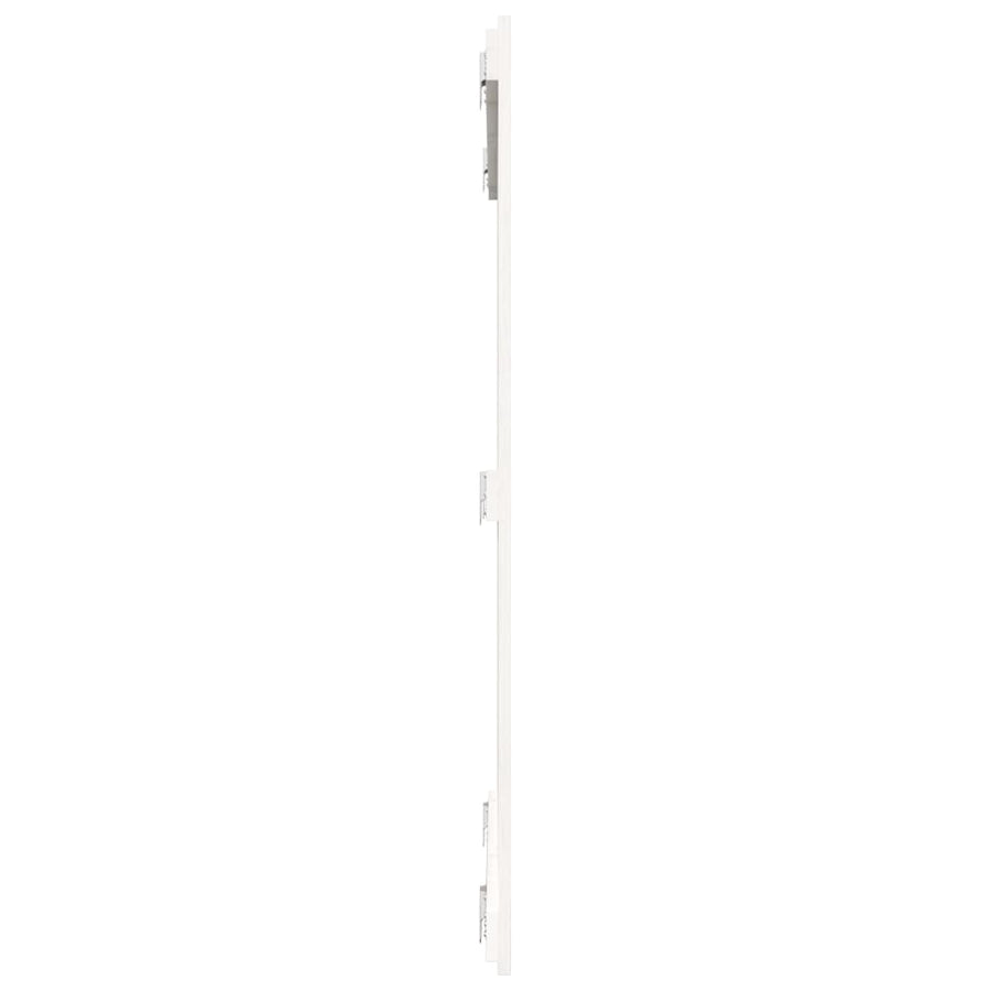 Wandhoofdbord 08X3X0 Cm Massief Grenenhout Wit 108 x 110 cm