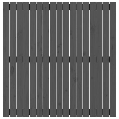 Wandhoofdbord 08X3X0 Cm Massief Grenenhout Grijs 108 x 110 cm