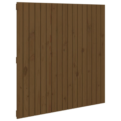 Wandhoofdbord 08X3X0 Cm Massief Grenenhout Honingbruin 108 x 110 cm