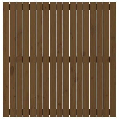 Wandhoofdbord 08X3X0 Cm Massief Grenenhout Honingbruin 108 x 110 cm
