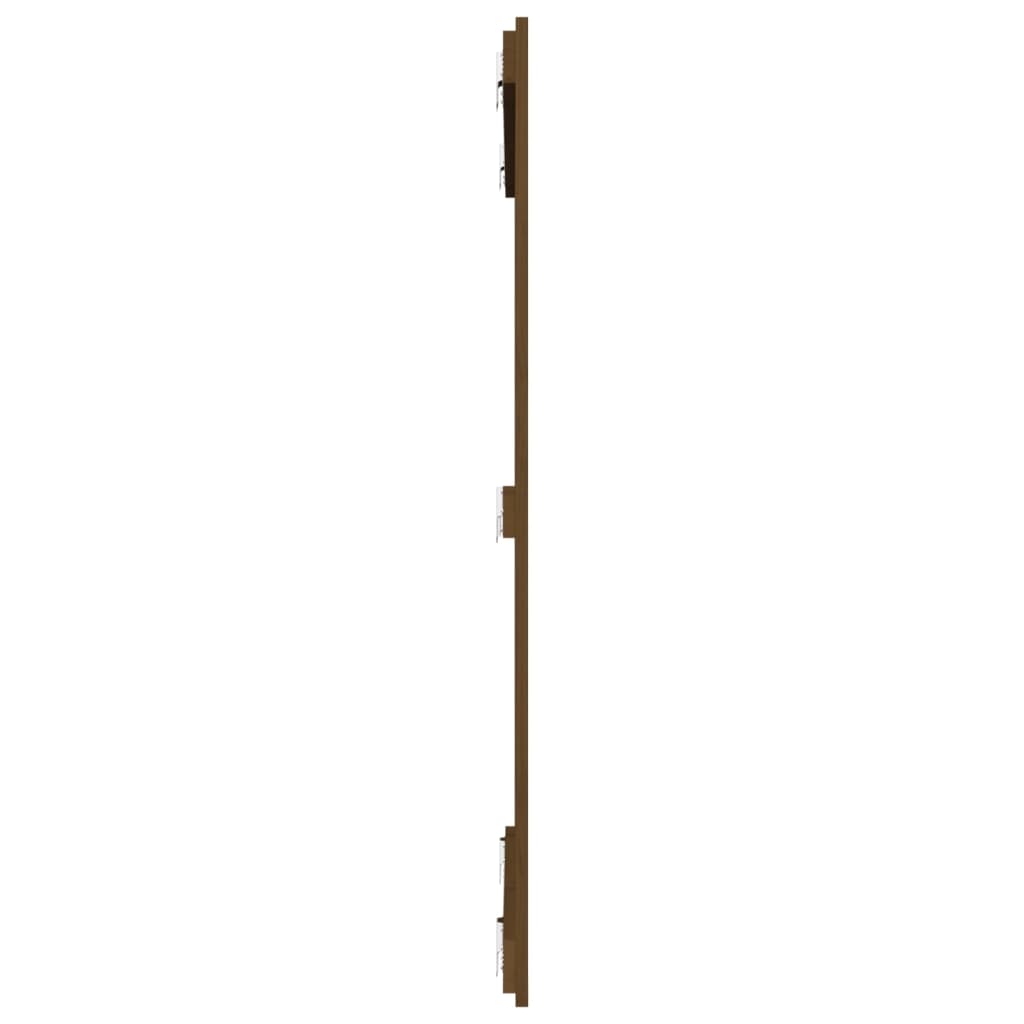 Wandhoofdbord 08X3X0 Cm Massief Grenenhout Honingbruin 108 x 110 cm
