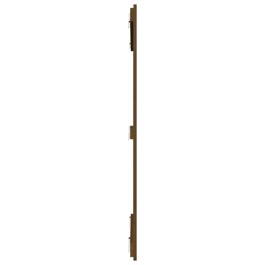 Wandhoofdbord 08X3X0 Cm Massief Grenenhout Honingbruin 108 x 110 cm