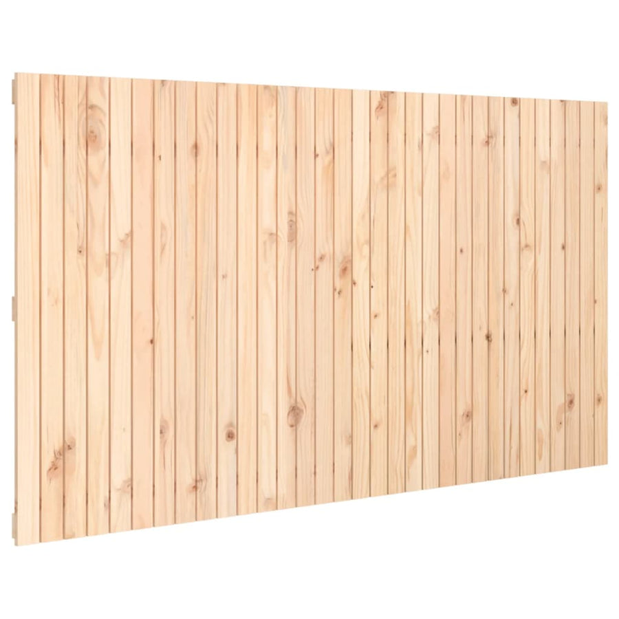 Hoofdbord Wandmontage 204X3X110 Cm Massief Grenenhout 204 x 3 x 110 cm Naturel
