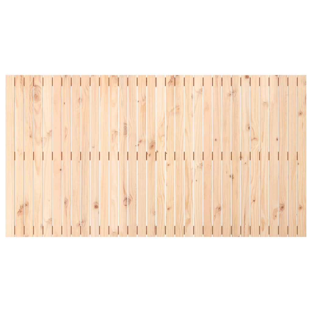 Hoofdbord Wandmontage 204X3X110 Cm Massief Grenenhout 204 x 3 x 110 cm Naturel
