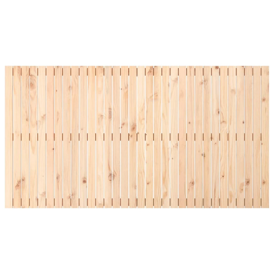 Hoofdbord Wandmontage 204X3X110 Cm Massief Grenenhout 204 x 3 x 110 cm Naturel