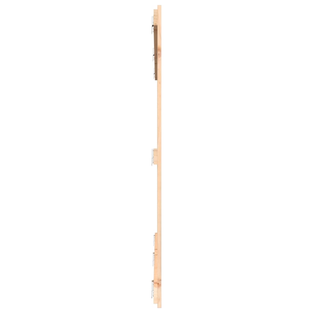Hoofdbord Wandmontage 204X3X110 Cm Massief Grenenhout 204 x 3 x 110 cm Naturel