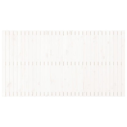 Hoofdbord Wandmontage 204X3X0 Cm Massief Grenenhout Wit 204 x 110 cm