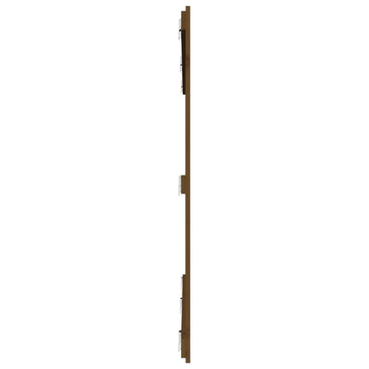 Hoofdbord Wandmontage 204X3X0 Cm Grenenhout Honingbruin 204 x 110 cm