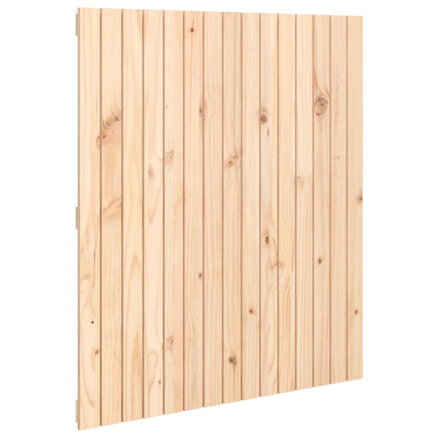 Wandhoofdbord 95,5X3X0 Cm Massief Grenenhout Naturel 95.5 x 110 cm