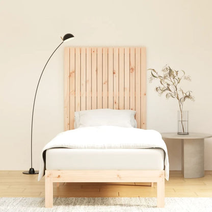 Wandhoofdbord 95,5X3X0 Cm Massief Grenenhout Naturel 95.5 x 110 cm