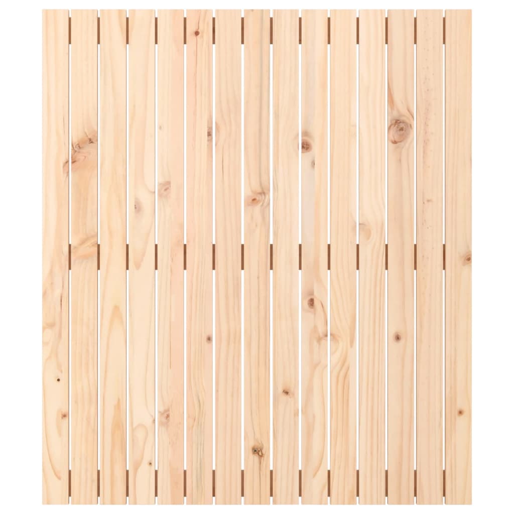 Wandhoofdbord 95,5X3X0 Cm Massief Grenenhout Naturel 95.5 x 110 cm