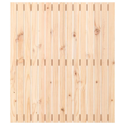 Wandhoofdbord 95,5X3X0 Cm Massief Grenenhout Naturel 95.5 x 110 cm
