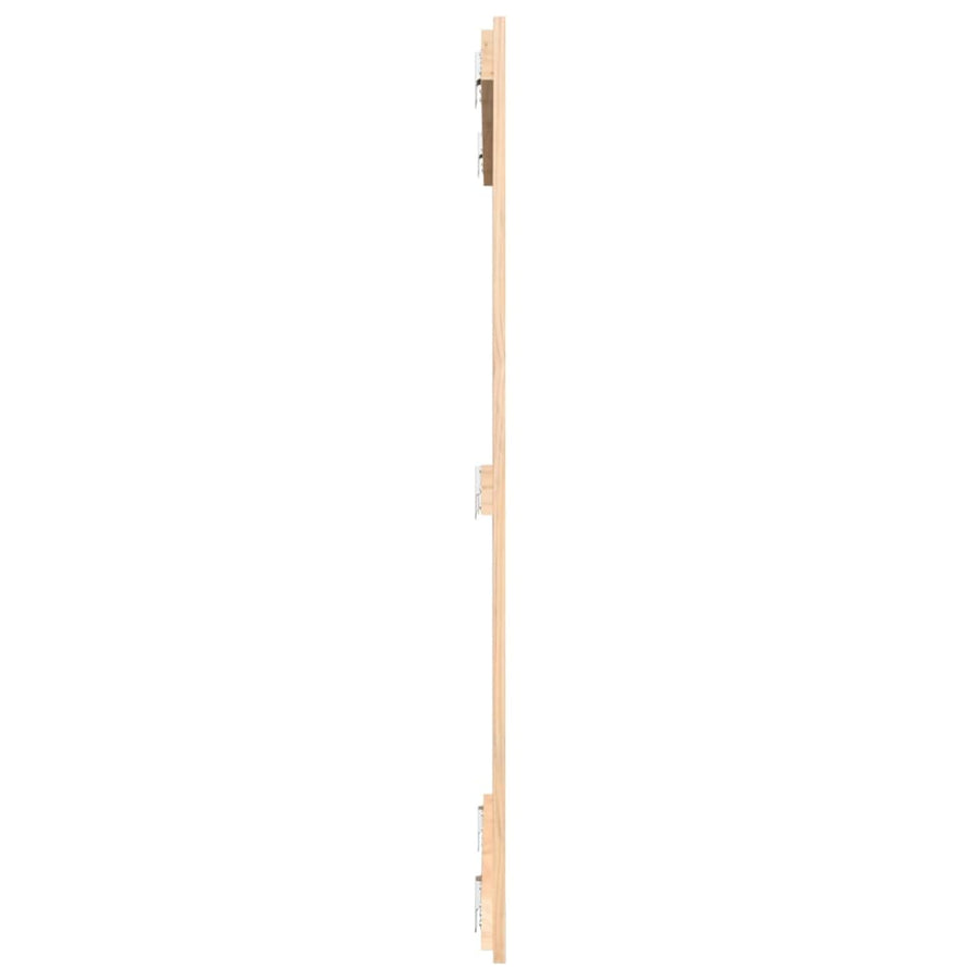 Wandhoofdbord 95,5X3X0 Cm Massief Grenenhout Naturel 95.5 x 110 cm