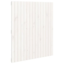 Wandhoofdbord 95,5X3X0 Cm Massief Grenenhout Wit 95.5 x 110 cm