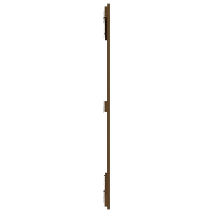 Wandhoofdbord 95,5X3X0 Cm Massief Grenenhout Honingbruin 95.5 x 110 cm