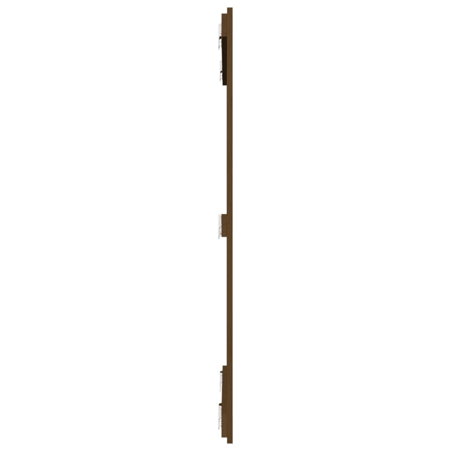 Wandhoofdbord 95,5X3X0 Cm Massief Grenenhout Honingbruin 95.5 x 110 cm