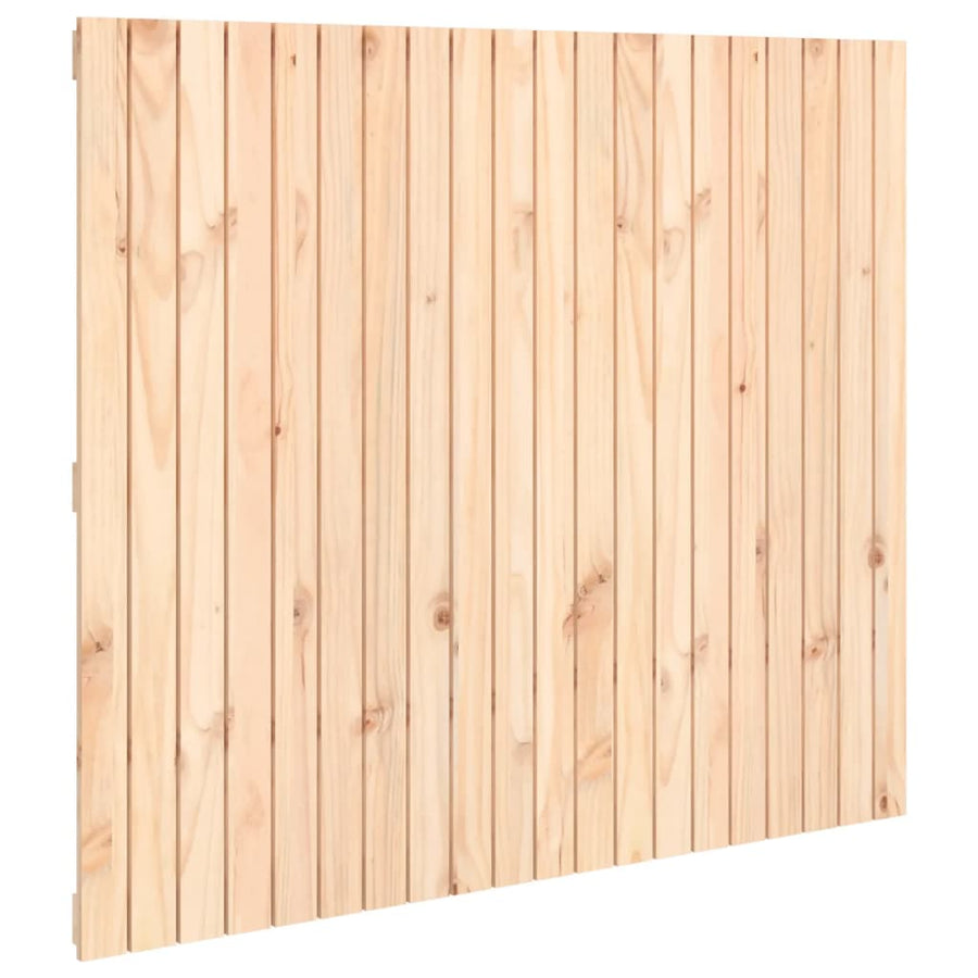 Wandhoofdbord 27,5X3X0 Cm Massief Grenenhout Naturel 127.5 x 110 cm
