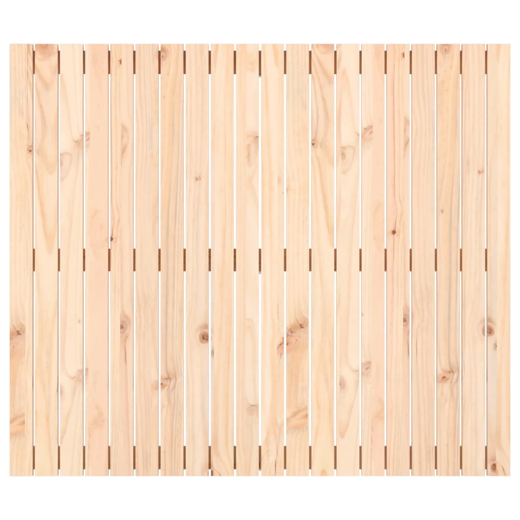 Wandhoofdbord 27,5X3X0 Cm Massief Grenenhout Naturel 127.5 x 110 cm