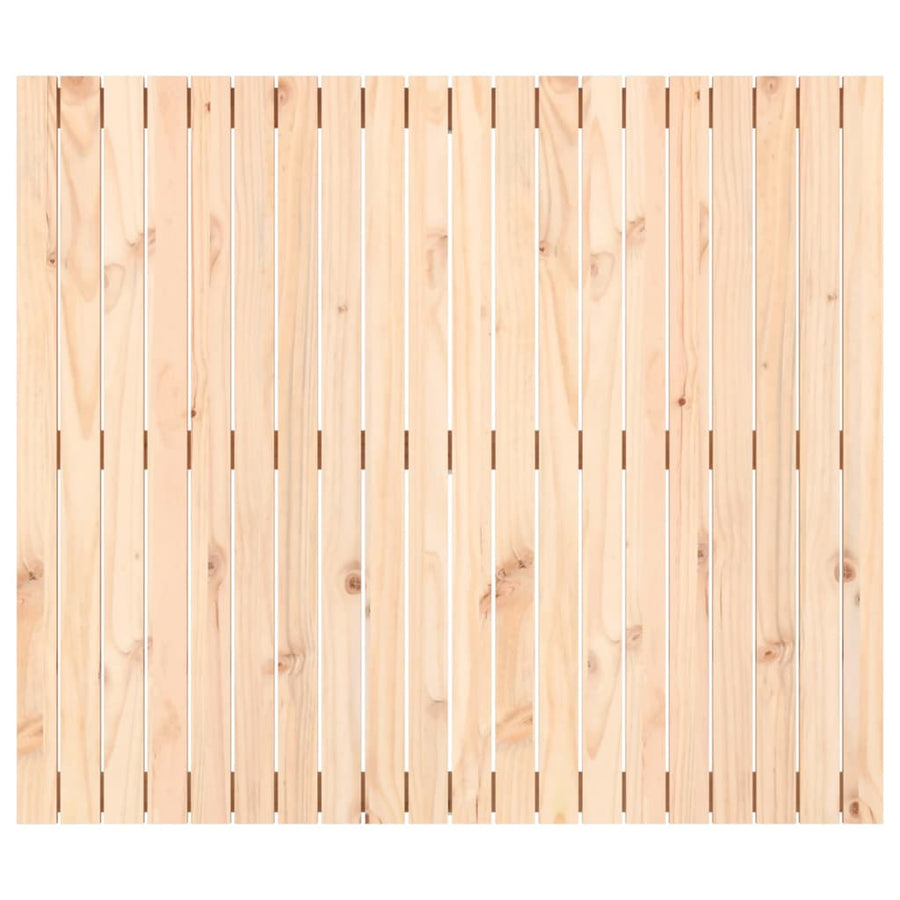 Wandhoofdbord 27,5X3X0 Cm Massief Grenenhout Naturel 127.5 x 110 cm