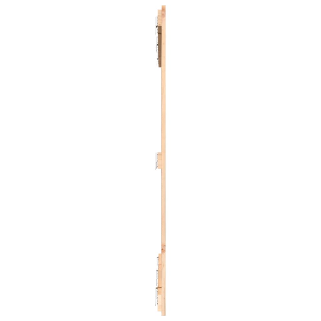 Wandhoofdbord 27,5X3X0 Cm Massief Grenenhout Naturel 127.5 x 110 cm