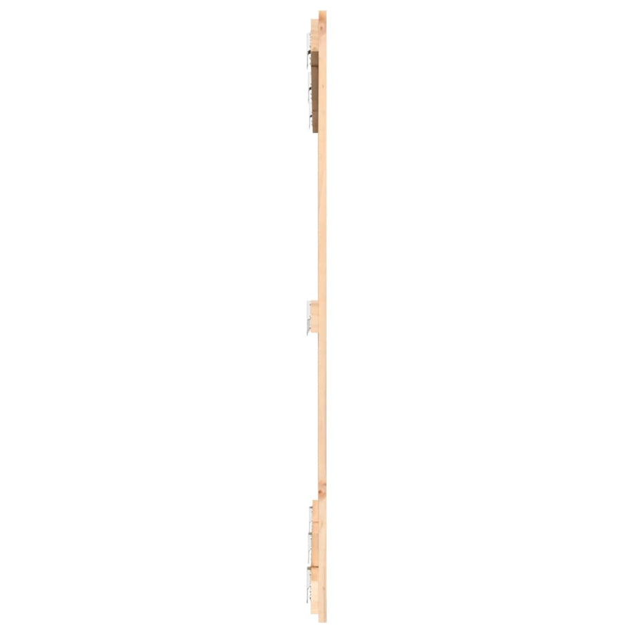 Wandhoofdbord 27,5X3X0 Cm Massief Grenenhout Naturel 127.5 x 110 cm