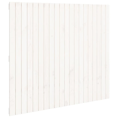 Wandhoofdbord 27,5X3X0 Cm Massief Grenenhout Wit 127.5 x 110 cm
