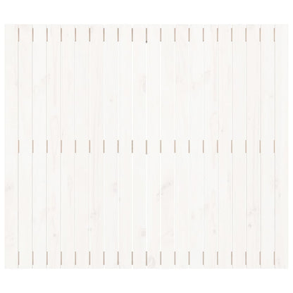 Wandhoofdbord 27,5X3X0 Cm Massief Grenenhout Wit 127.5 x 110 cm