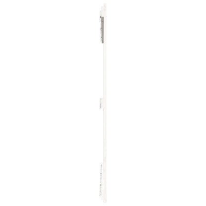 Wandhoofdbord 27,5X3X0 Cm Massief Grenenhout Wit 127.5 x 110 cm
