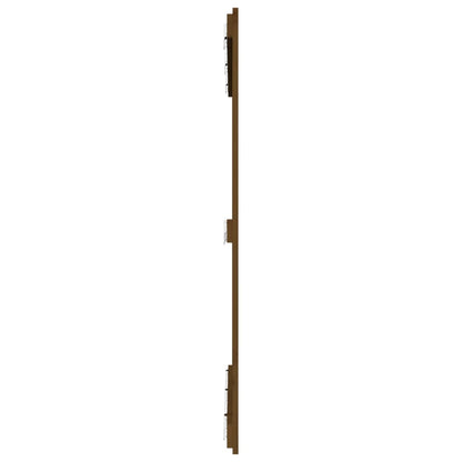 Wandhoofdbord 27,5X3X0 Cm Massief Grenenhout Honingbruin 127.5 x 110 cm