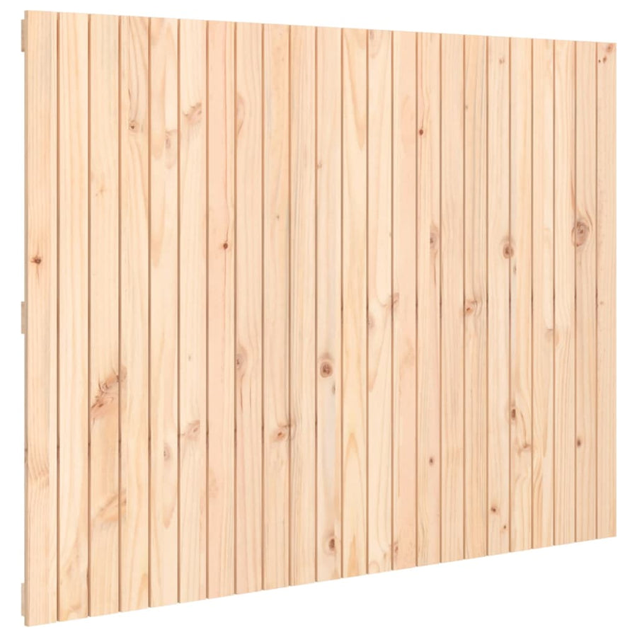 Wandhoofdbord 46,5X3X0 Cm Massief Grenenhout Naturel 146.5 x 110 cm