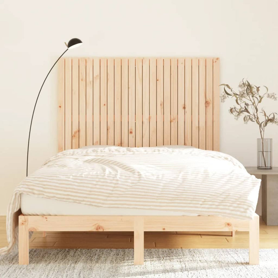 Wandhoofdbord 46,5X3X0 Cm Massief Grenenhout Naturel 146.5 x 110 cm