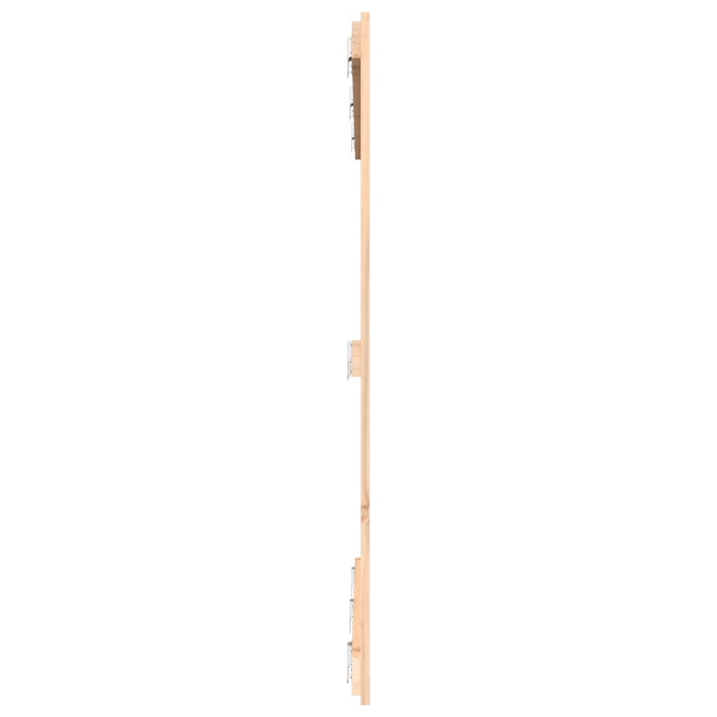 Wandhoofdbord 46,5X3X0 Cm Massief Grenenhout Naturel 146.5 x 110 cm
