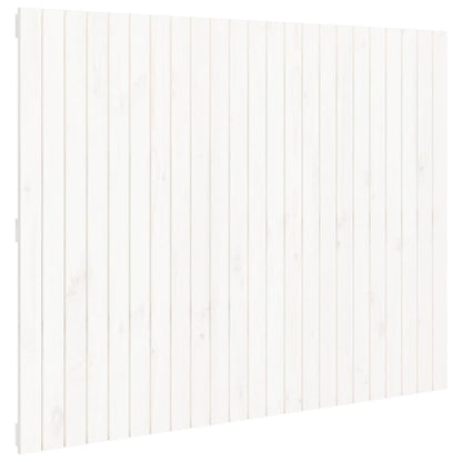 Wandhoofdbord 46,5X3X0 Cm Massief Grenenhout Wit 146.5 x 110 cm