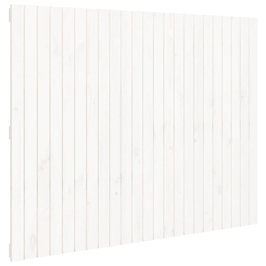 Wandhoofdbord 46,5X3X0 Cm Massief Grenenhout Wit 146.5 x 110 cm