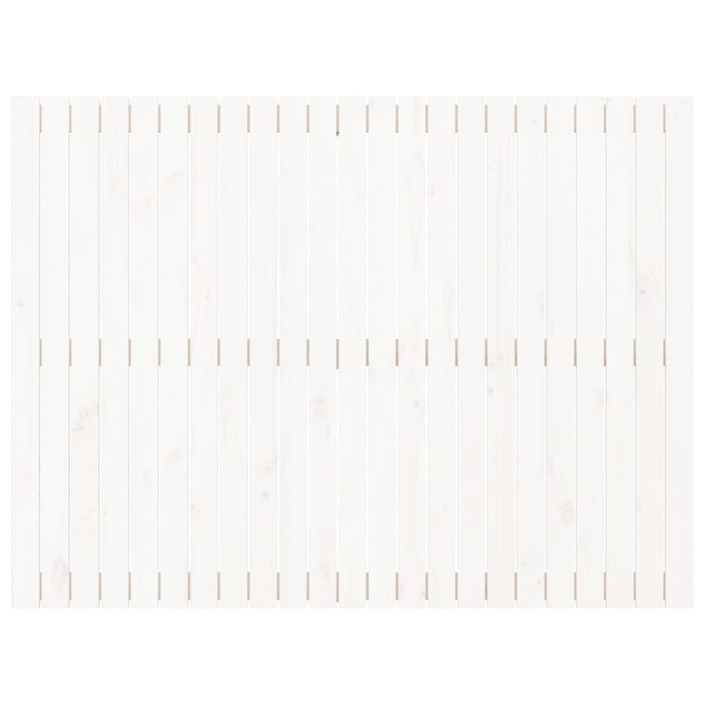 Wandhoofdbord 46,5X3X0 Cm Massief Grenenhout Wit 146.5 x 110 cm