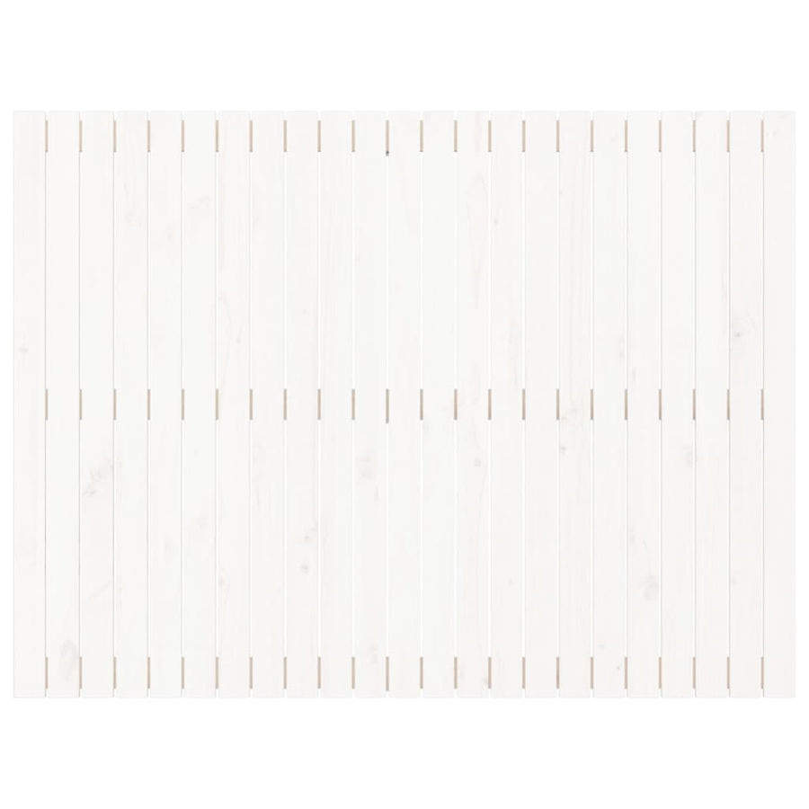 Wandhoofdbord 46,5X3X0 Cm Massief Grenenhout Wit 146.5 x 110 cm
